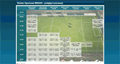 Desktop Screenshot of boisko.msagh.pl
